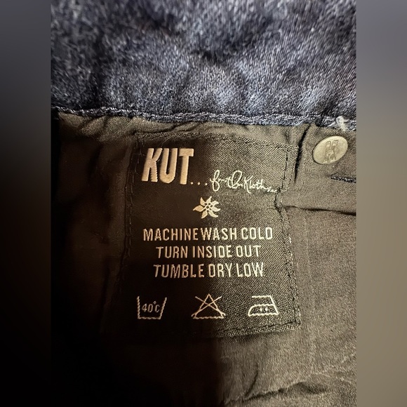 Kut from the Kloth Dark Blue Flare Jeans Women - Picture 10 of 13